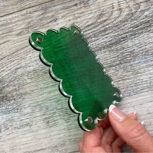 Polaroid Green Acrylic Scalloped Edge Picture Frame